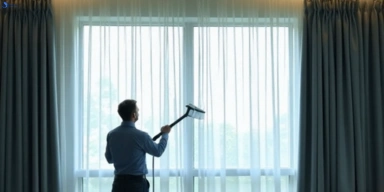 Commercial curtain stain removal service redland-bay hotels offices restaurants