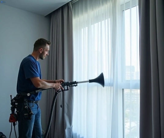 Professional commercial curtain cleaning process equipment Matty Curtain Cleaning redland-bay